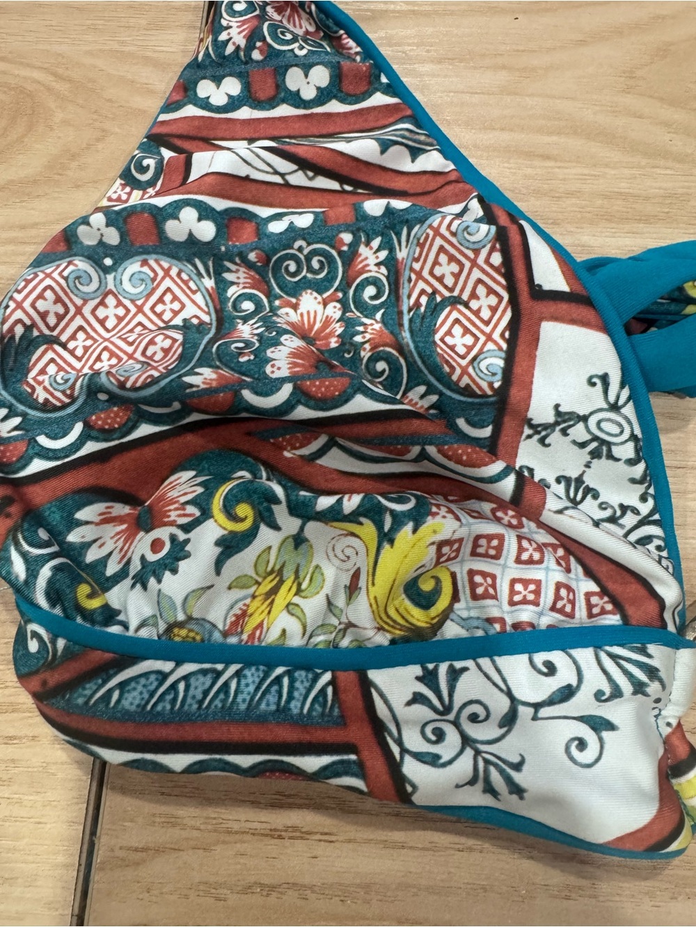 BECCA vintage boho y2k festival Halter Bikini Top - Picture 3 of 6